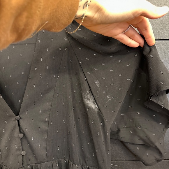 Zara dotted mesh mini dress - Picture 8 of 11